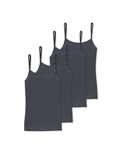 Топ спагетти из модала Essentials, синий Schiesser