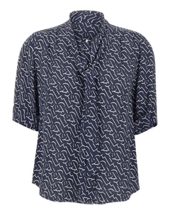 Рубашка с монограммой, синий Liu jo