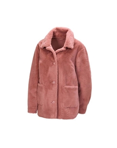 Короткий размер: роскошная куртка из искусственного меха, цвет rosenholz Goldner