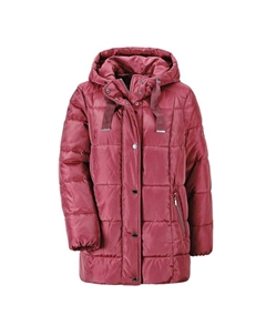 Короткий размер: длинная стеганая куртка, фиолетовый Goldner