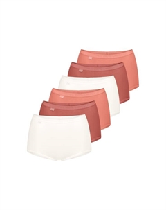 Трусы макси 6 пар в упаковке basic+, оранжевый Sloggi