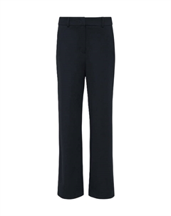 Брюки из ткани с эластичным поясом, синий Comma,