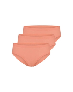 Трусики Rio 3 пары невидимый хлопок, цвет apricot Schiesser