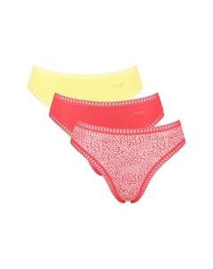 Трусики Tai go crush высокие бедра упаковка из 3 шт., цвет multiple colours 15 Sloggi