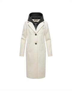 Длинное пальто печенье мечта 14, белый Navahoo