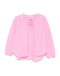 Льняная блузка, розовый Aspesi