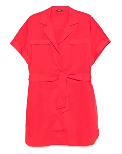 Платье-рубашка мини, красный Liu jo