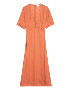 Платье миди Rhodral, оранжевый Zadig&voltaire