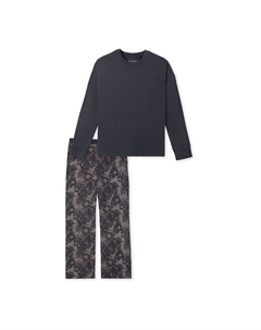 Пижама отборная премиум, серый Schiesser