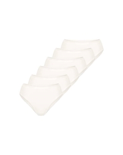 Трусы Tai 6 пар в упаковке на каждый день хлопок, белый Sloggi