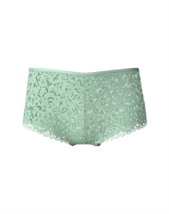 Натуральные удобные кружевные трусики из кружева, зеленый Calida