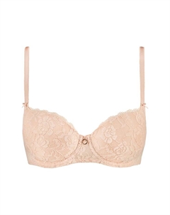 2K rosesence care бюстгальтер на косточках с половинной чашкой цветочный, цвет nude Aubade