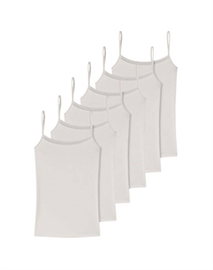 Топ-Спагетти 6 пар хлопковое кружево, желтый Schiesser