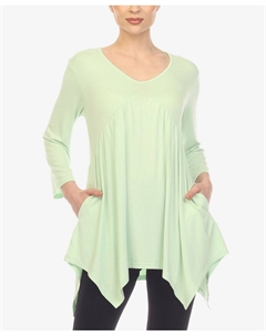 Женский топ-туника с завышенной талией White mark