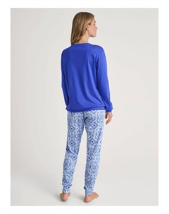 Манжеты пижамы африканские мечты, голубой Calida