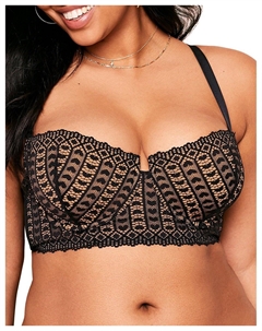 Женский бюстгальтер-балконет больших размеров Nymphadora, черный Adore me