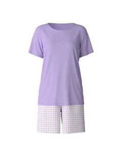 Короткая пижама ночное белье xtra, лавандовый Calida