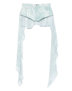 Шорты с принтом, синий Blumarine