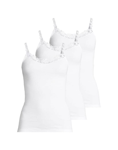 Спагетти топ 3-упаковка Надя, белый Speidel