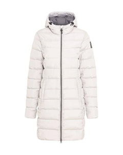 Стеганое пальто с воротником-стойкой и регулируемым капюшоном., серый Killtec