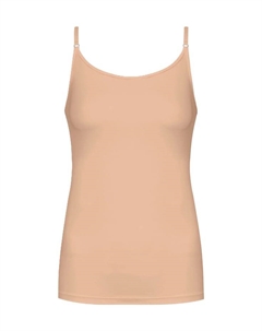 Мягкая майка из микрофибры с плоским швом, бежевый Mey