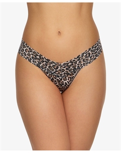 Кружевные стринги с низкой посадкой и принтом Hanky panky