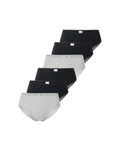 Трусы Бразилия 6 пар в упаковке 95/5 современный хлопок, мультиколор Schiesser