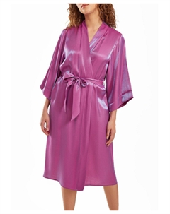Женский халат Skyler Irredesant с поясом и внутренними завязками Icollection
