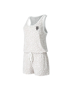 Женский кремовый трикотажный комбинезон San Francisco Giants Montana Hacci Concepts sport