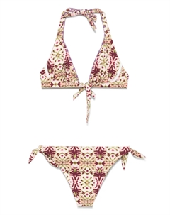 Бикини с абстрактным принтом, зеленый Anjuna