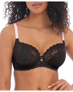 Бюстгальтер Offbeat с глубоким вырезом на косточках, AA5452, черный Freya