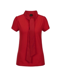 Элегантная рубашка с бантом, красный Madeleine