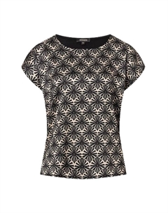 Блузка с круглым вырезом, цвет 2790 round graphi More&more