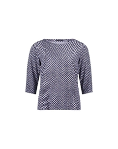 Блузка-Рубашка с рукавом 3/4 и вырезом-лодочкой, бежевый Zero