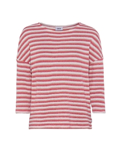 Рубашка с вырезом-лодочкой и рукавами 3/4, красный Cecil