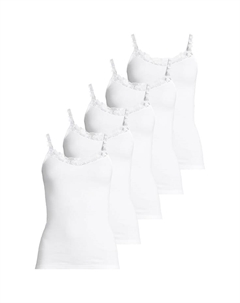 Спагетти топ 5-упаковка Надя, белый Speidel