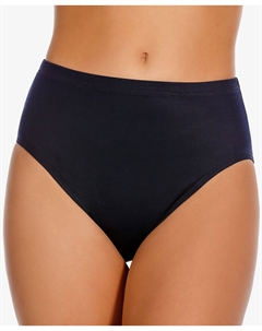 Плавки бикини с высокой талией и контролем живота, темно-синий Miraclesuit