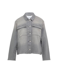 Джинсовая рубашка с отложным воротником, мультиколор Comma casual identity