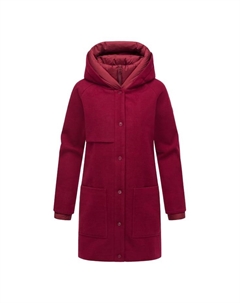 Пальто Fluffy Wonder, бордовый Navahoo