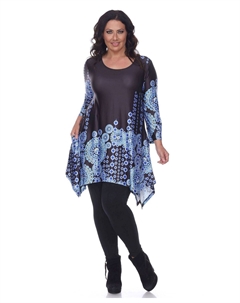 Туника Rella больших размеров, черный White mark