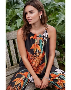 Топ с вырезом на шее, черный Next