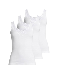Майка/Топ 3 шт. в упаковке noelle, белый Speidel