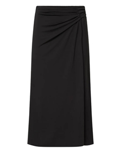 Юбка миди со сборками, черный Weekend max mara