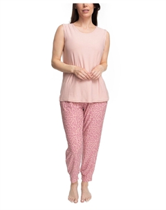 Женский комплект для сна из 2 предметов Cloud Knit и джоггеров, розовый Muk luks