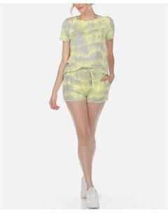 Женский комплект из 2 шорт и верхней части для отдыха, мульти White mark