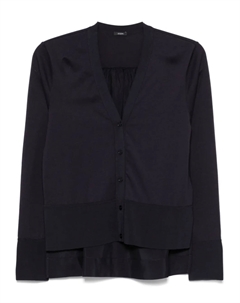 Кардиган contrasting-panel top, синий Joseph