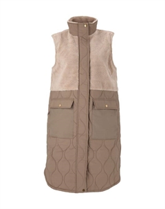 Жилет Hollie с практичной защитой подбородка, цвет 1137 pine bark Weather report