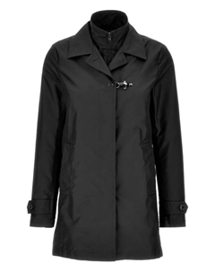 Фэй Вирджиния Утренний тренчкот, черный Fay