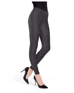 Женские леггинсы из тонкого эластичного вельвета в рубчик Memoi