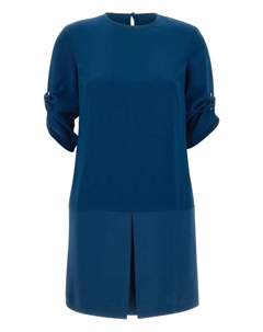 Мини-платье со сборками, синий Liu jo